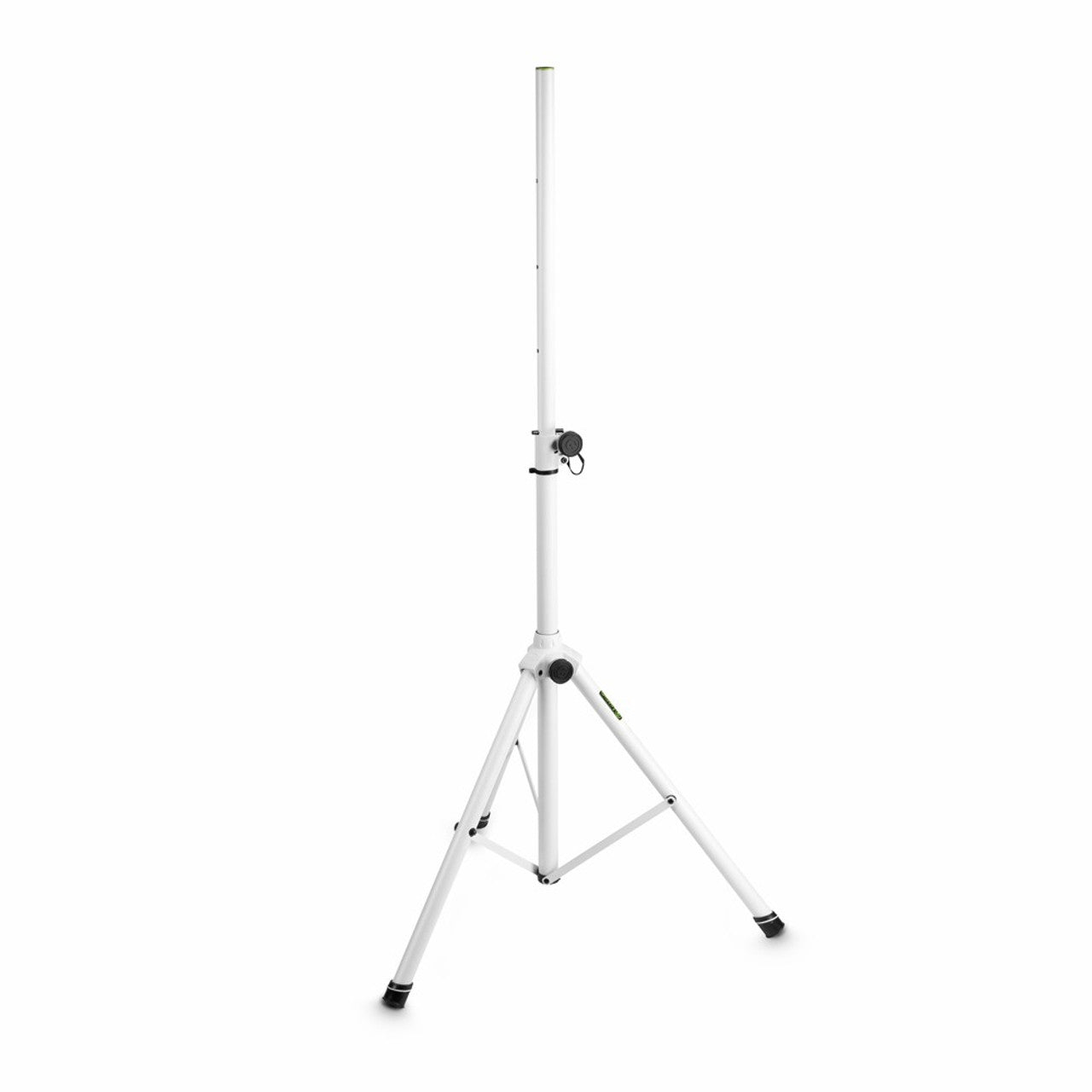 GRAVITY Speaker Stand 35 mm aluminium, 110 lb load - Up to 6.3 ft, WHITE