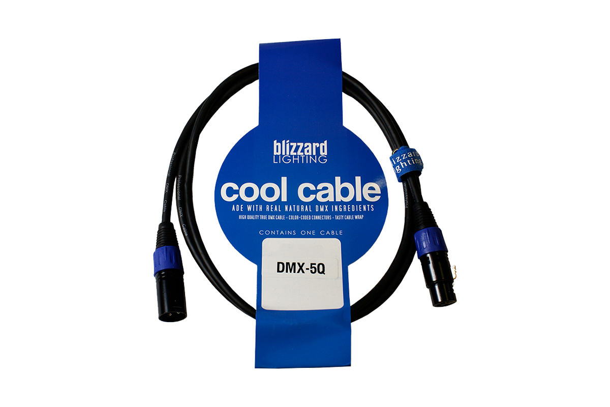 Blizzard Cool Cable DMX 5PIN 5' cable