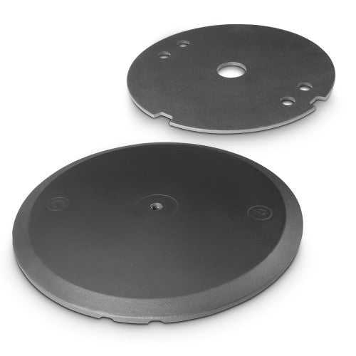 GRAVITY Round Cast Iron Base and Weight Plate Set for M20 Poles