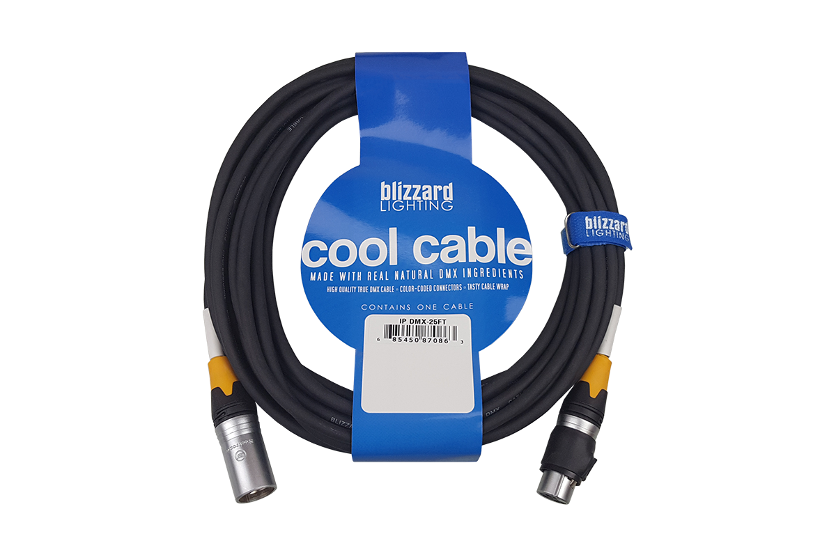Blizzard Cool Cable 3PIN DMX IP 25' cable