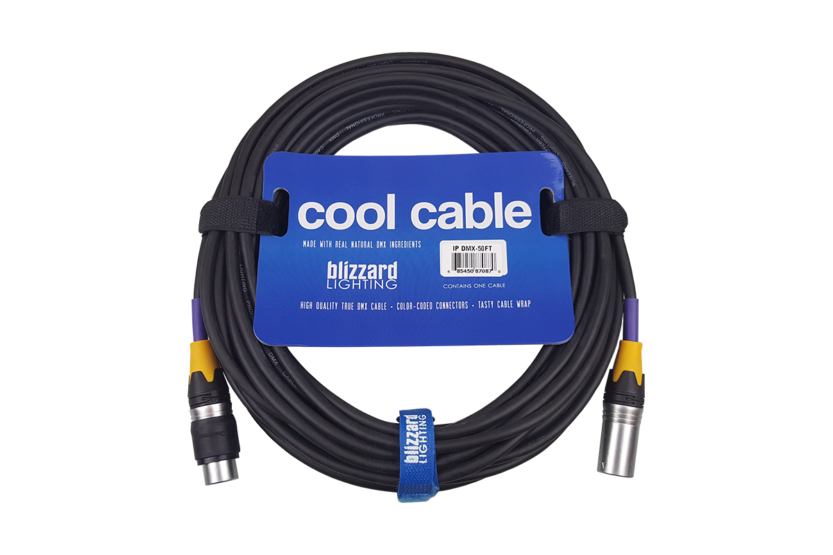 Blizzard Cool Cable 3PIN DMX IP 50' cable