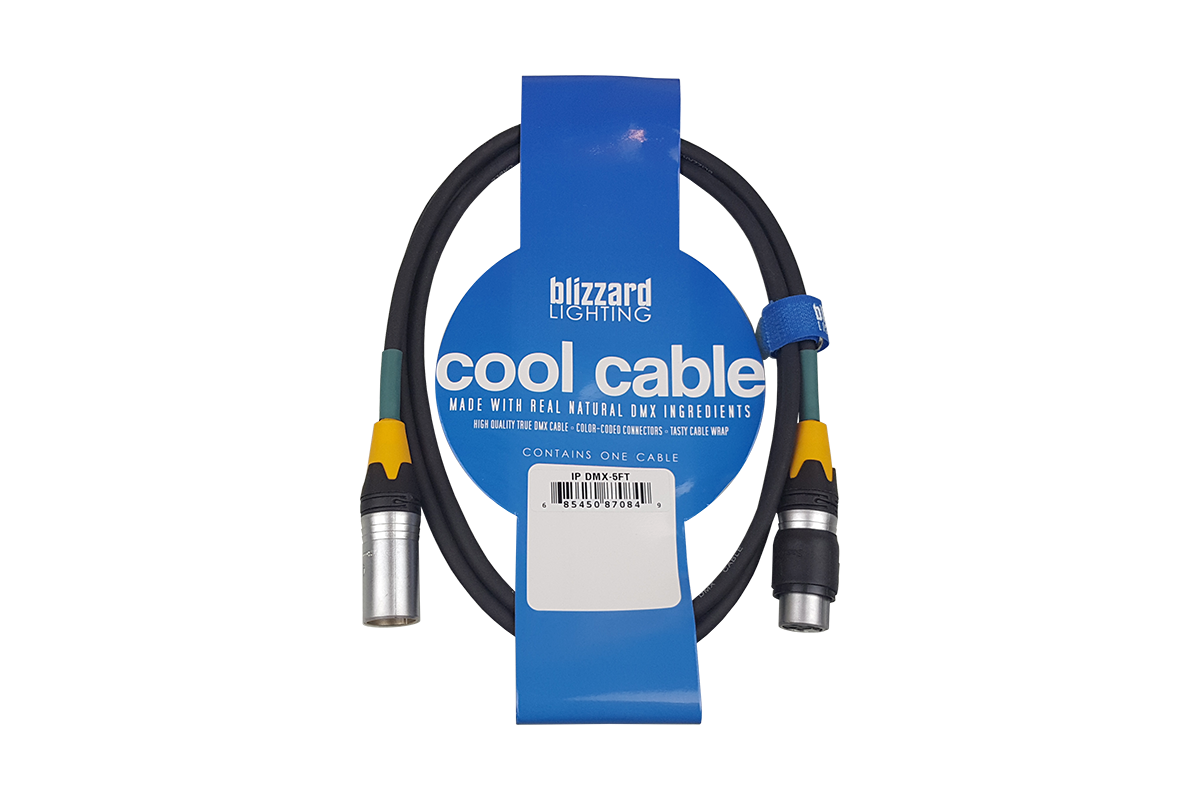 Blizzard Cool Cable 3PIN DMX IP 5' cable